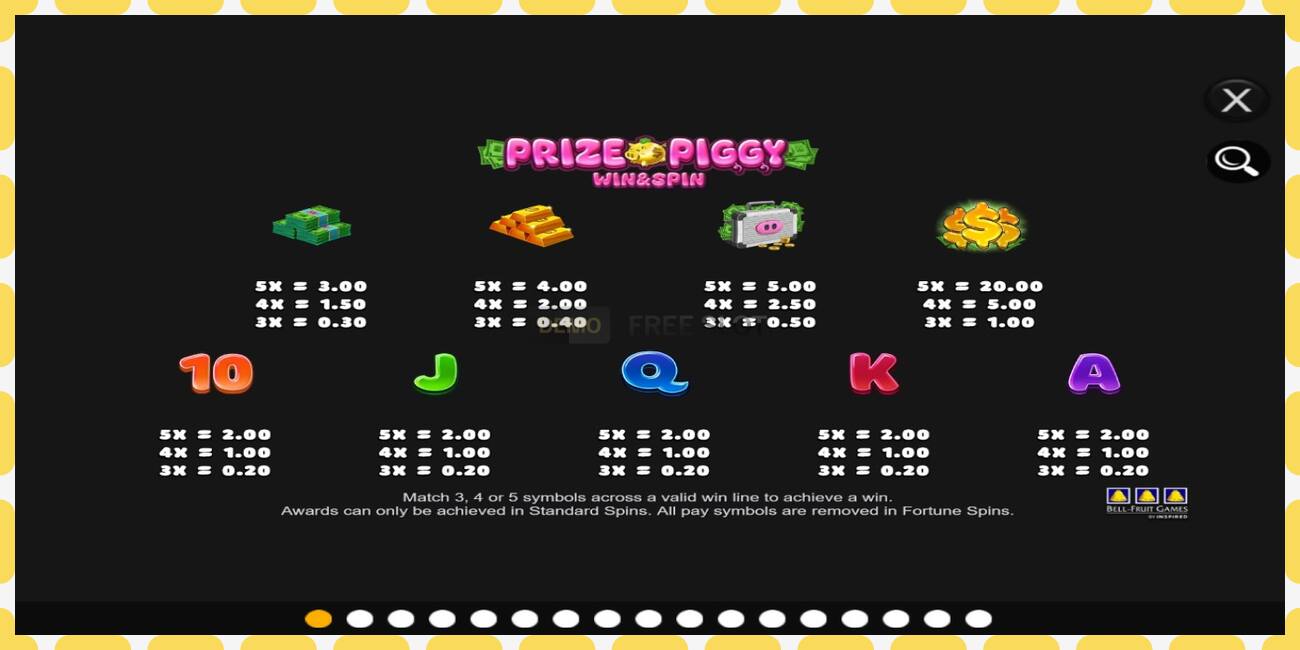 Demo slot Prize Piggy Win & Spin free and without registration, picture - 1