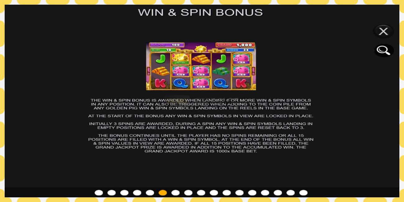 Demo slot Prize Piggy Win & Spin free and without registration, picture - 1