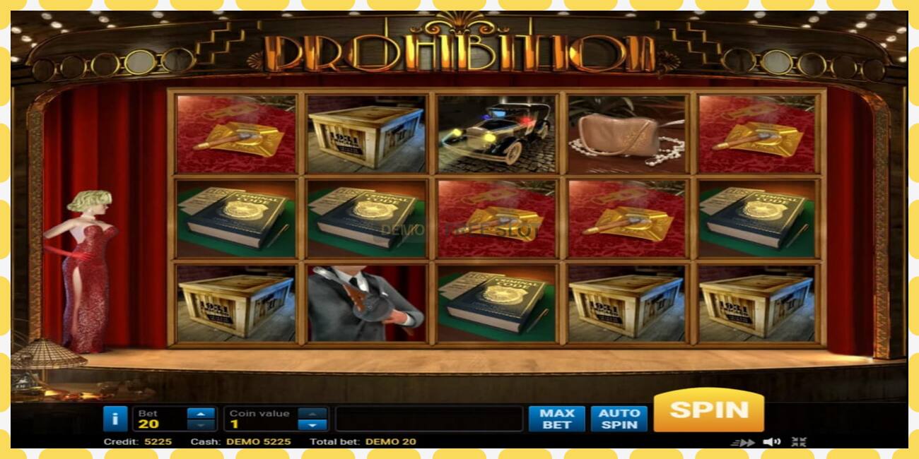 Demo slot Prohibition free and without registration, picture - 1