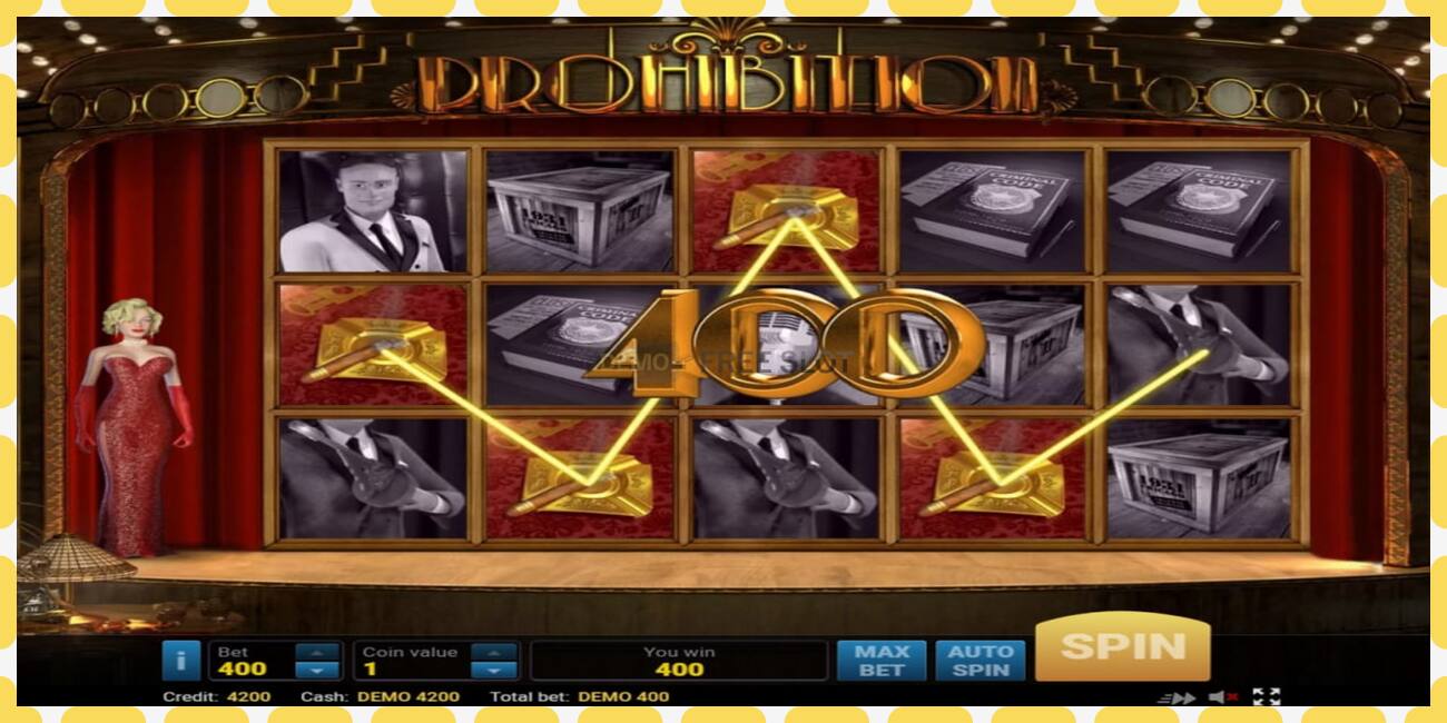 Demo slot Prohibition free and without registration, picture - 1