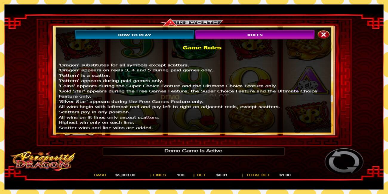 Demo slot Prosperity Dragon zdarma a bez registrace, obrázek - 1