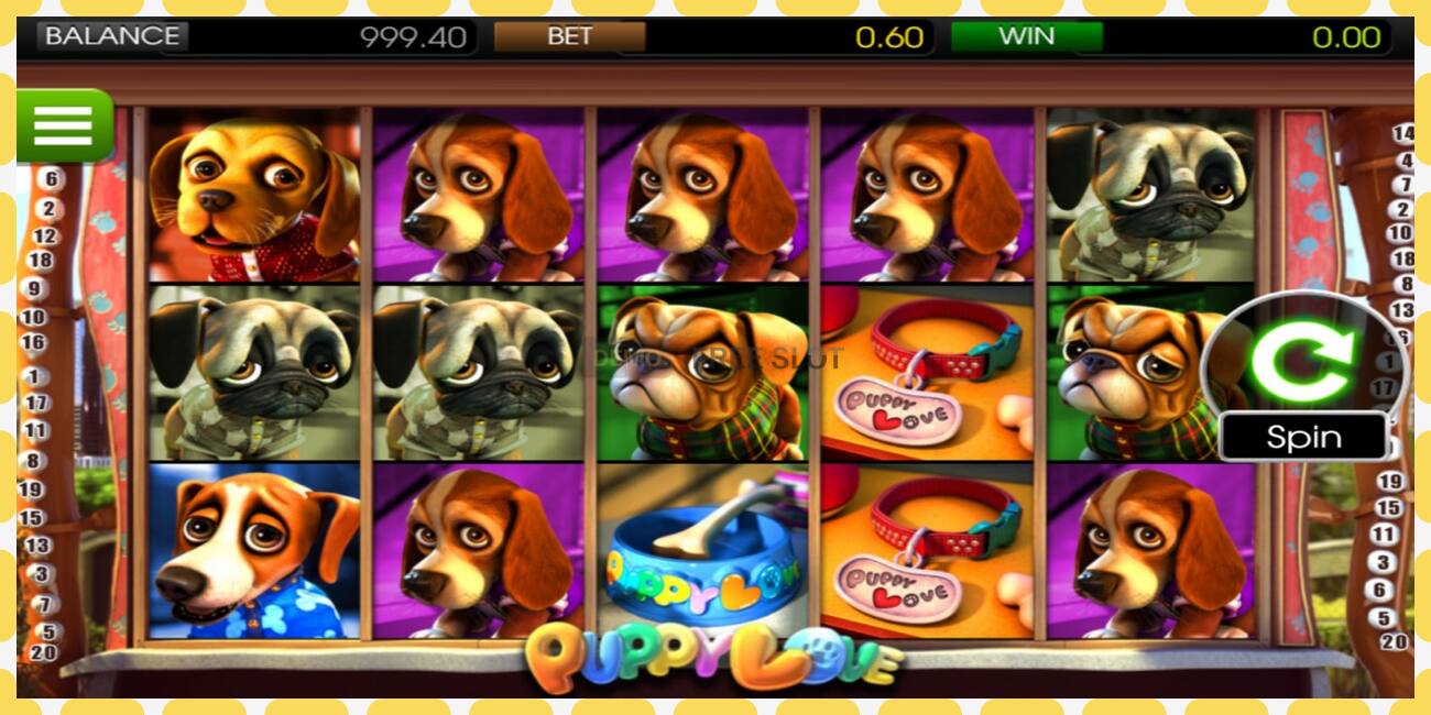 Demo slot Puppy Love නොමිලේ සහ ලියාපදිංචියකින් තොරව, පින්තූරය - 1