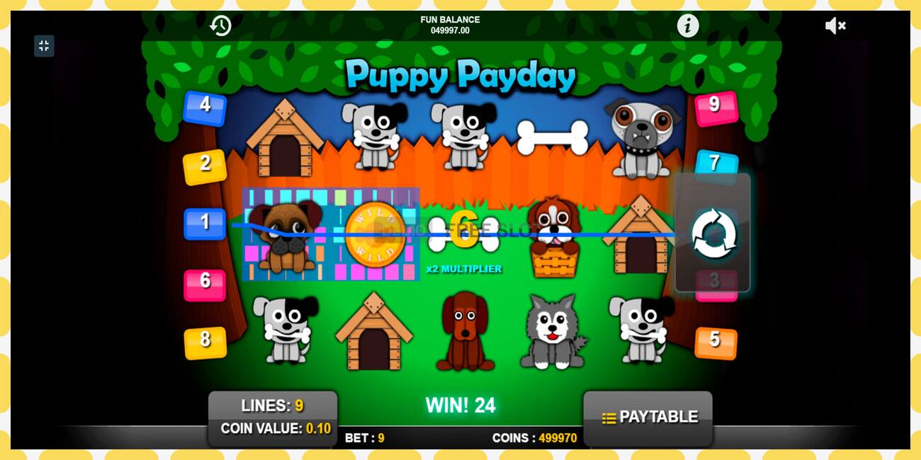 Demo slot Puppy Payday නොමිලේ සහ ලියාපදිංචියකින් තොරව, පින්තූරය - 1