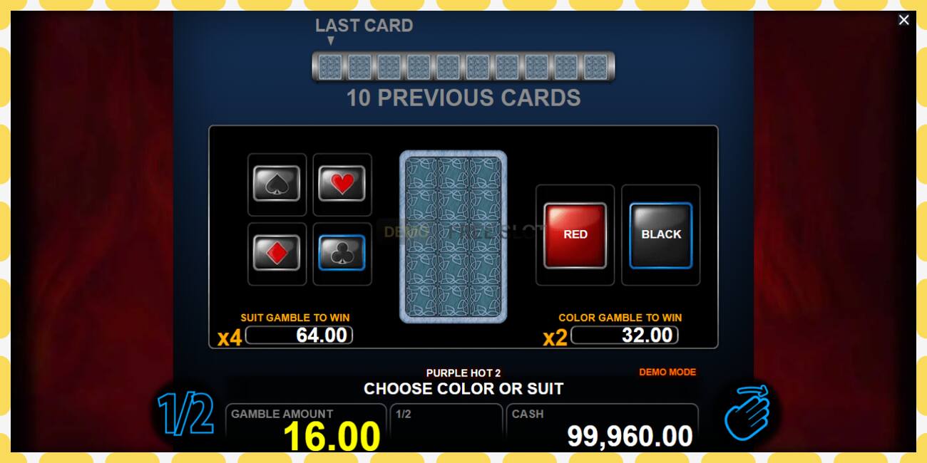 Demo slot Purple Hot 2 free and without registration, picture - 1