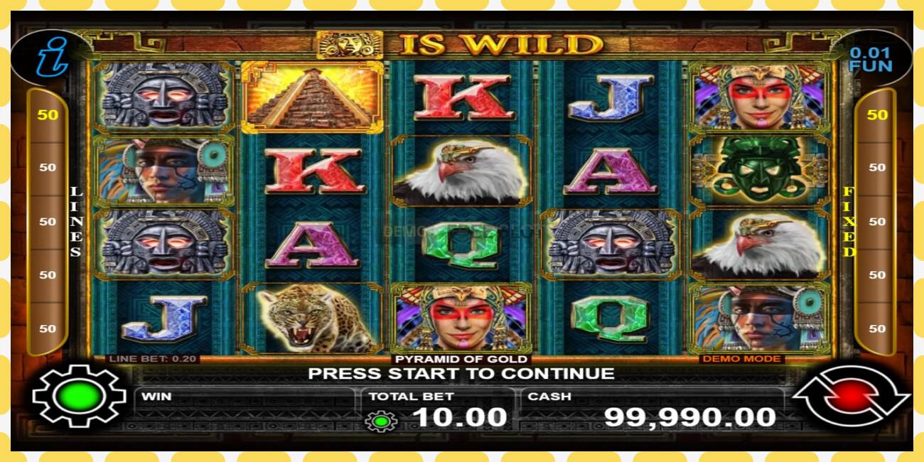 Demo slot Pyramid of Gold gratis og uden registrering, billede - 1