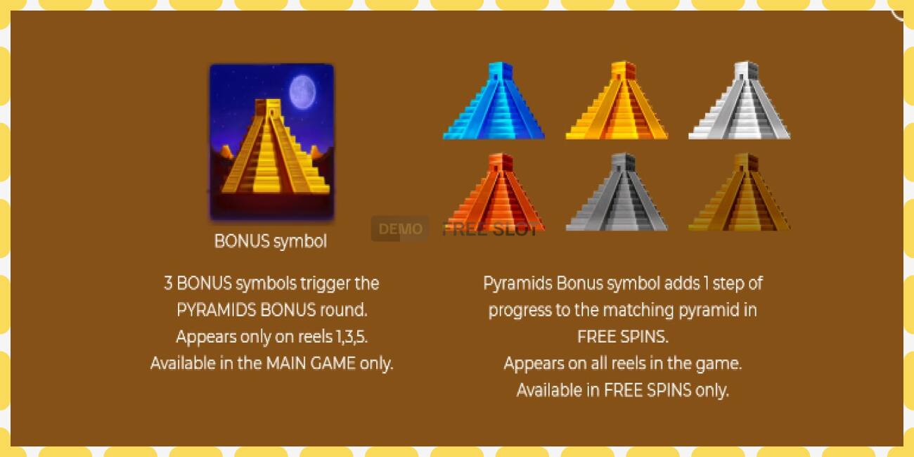 Demo slot Pyramids Deluxe free and without registration, picture - 1