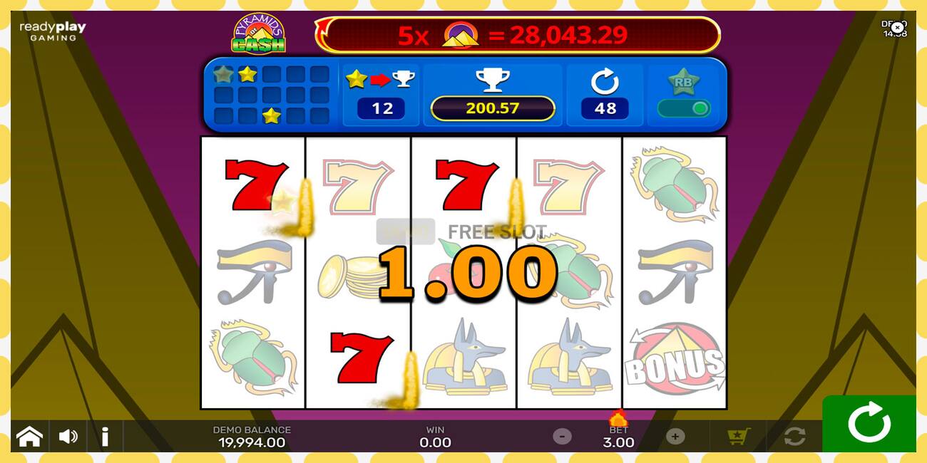 Demo pesa Pyramids of Cash with Reel Bingo tasuta ja ilma registreerimiseta, pilt - 1