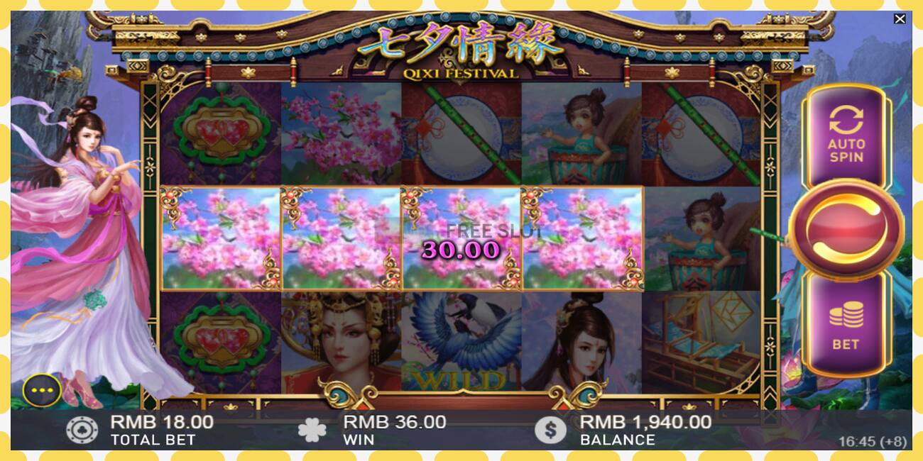 Demo slot Qixi Festival free and without registration, picture - 1