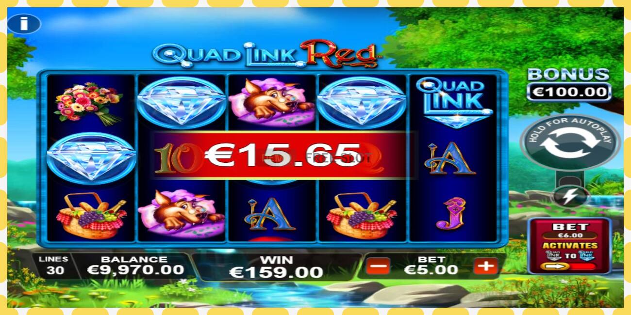 Demo slot Quad Link Red free and without registration, picture - 1