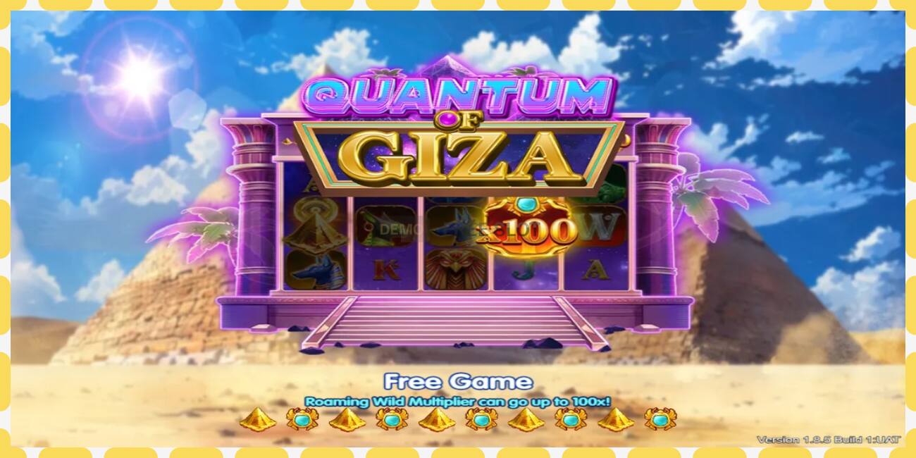 Demo slot Quantum of Giza free and without registration, picture - 1