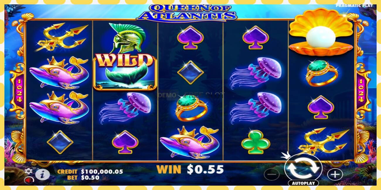 Demo slot Queen of Atlantis free and without registration, picture - 1