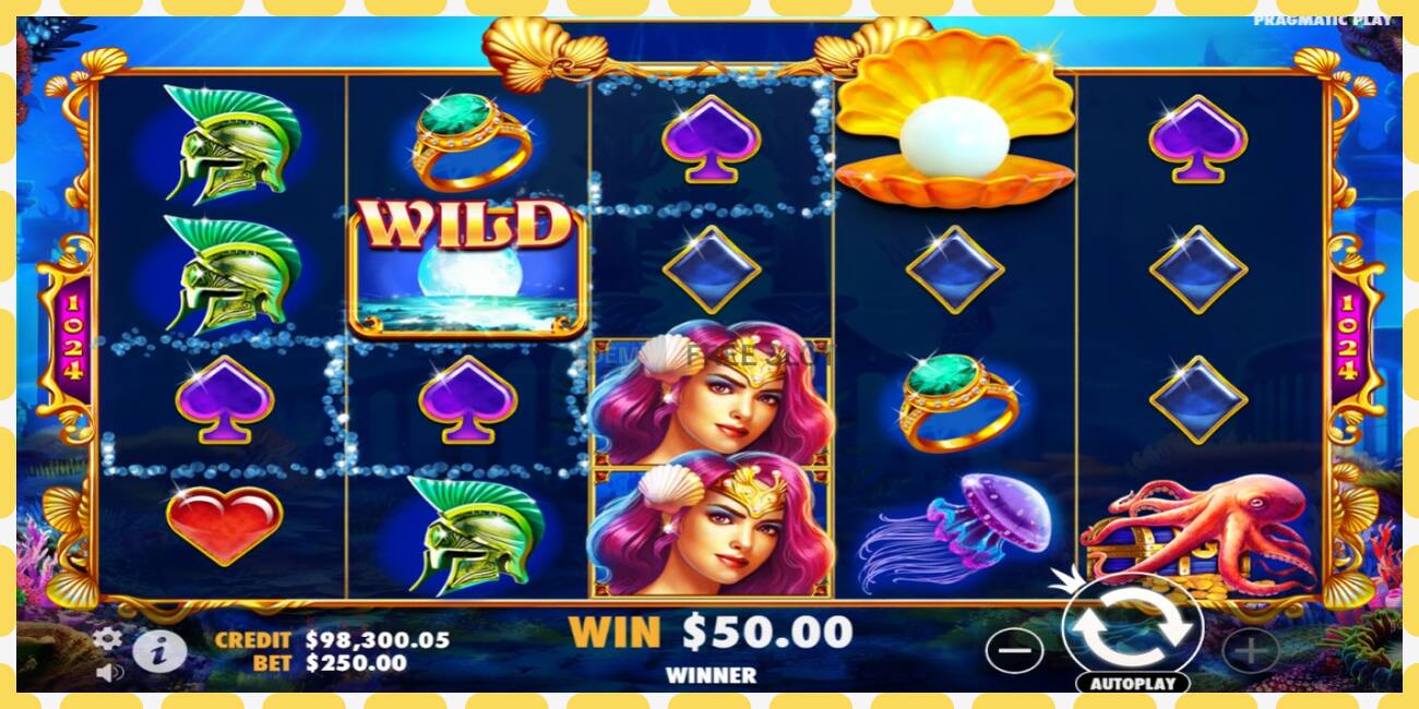 Demo slot Queen of Atlantis free and without registration, picture - 1