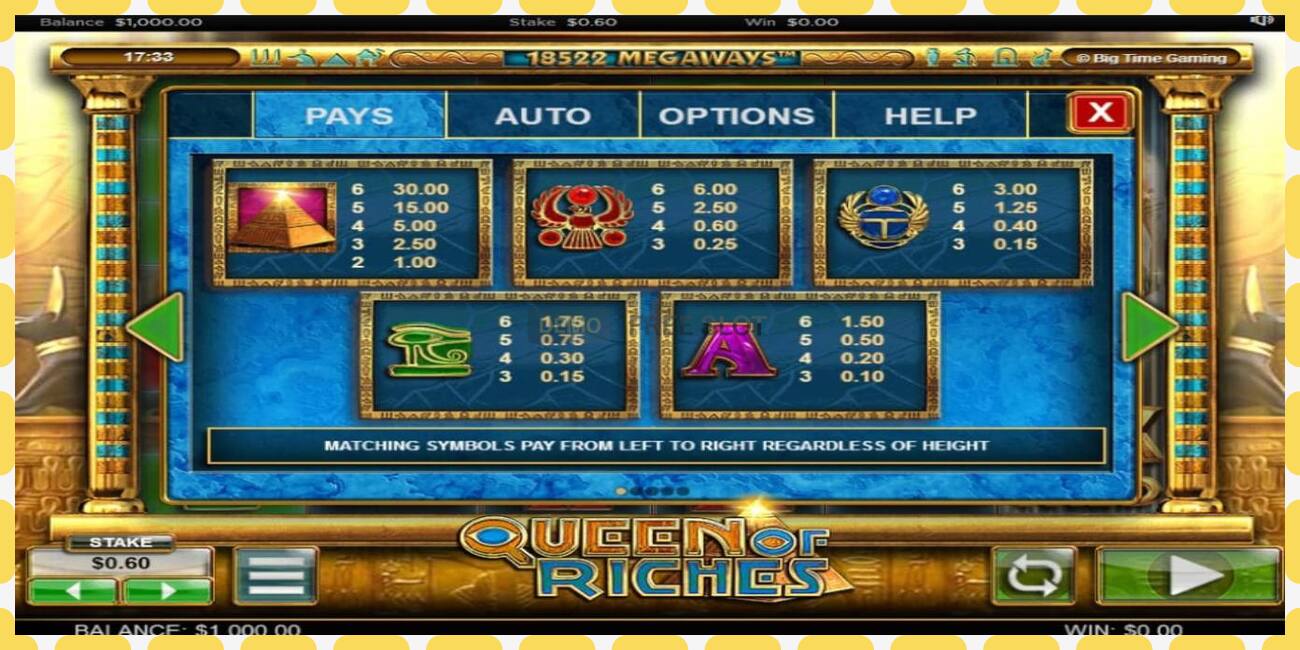 Demo slot Queen of Riches free and without registration, picture - 1