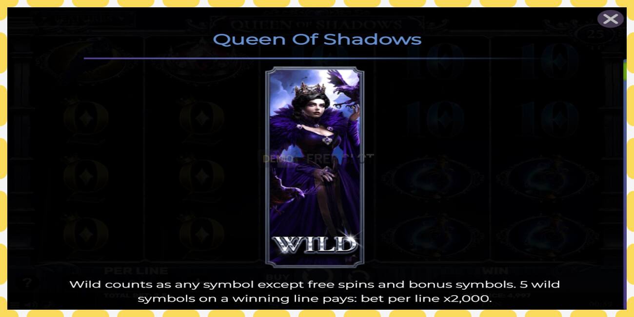 Slot demo Queen of Shadows gratis dan tanpa registrasi, gambar - 1