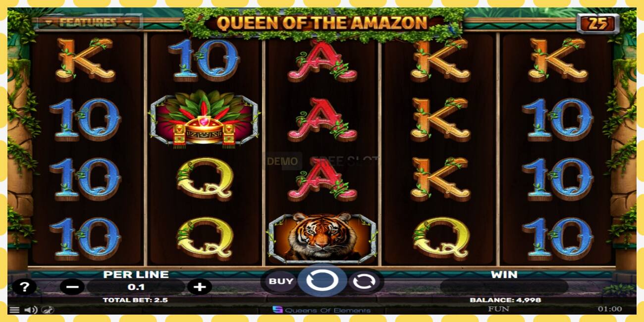 डेमो स्लट Queen of the Amazon नि: शुल्क र दर्ता बिना, चित्र - १