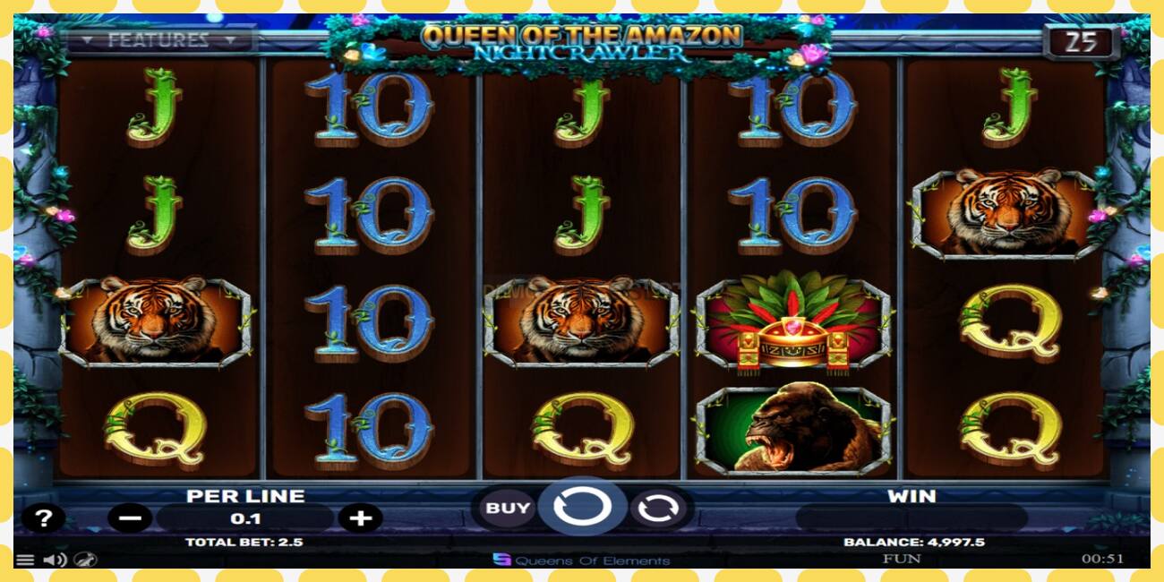 デモスロット Queen of the Amazon - Nightcrawler 無料で登録なしで, 写真 - 1