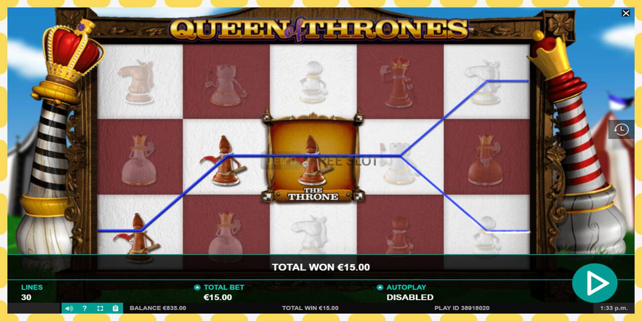 Demo slot Queen of Thrones free and without registration, picture - 1