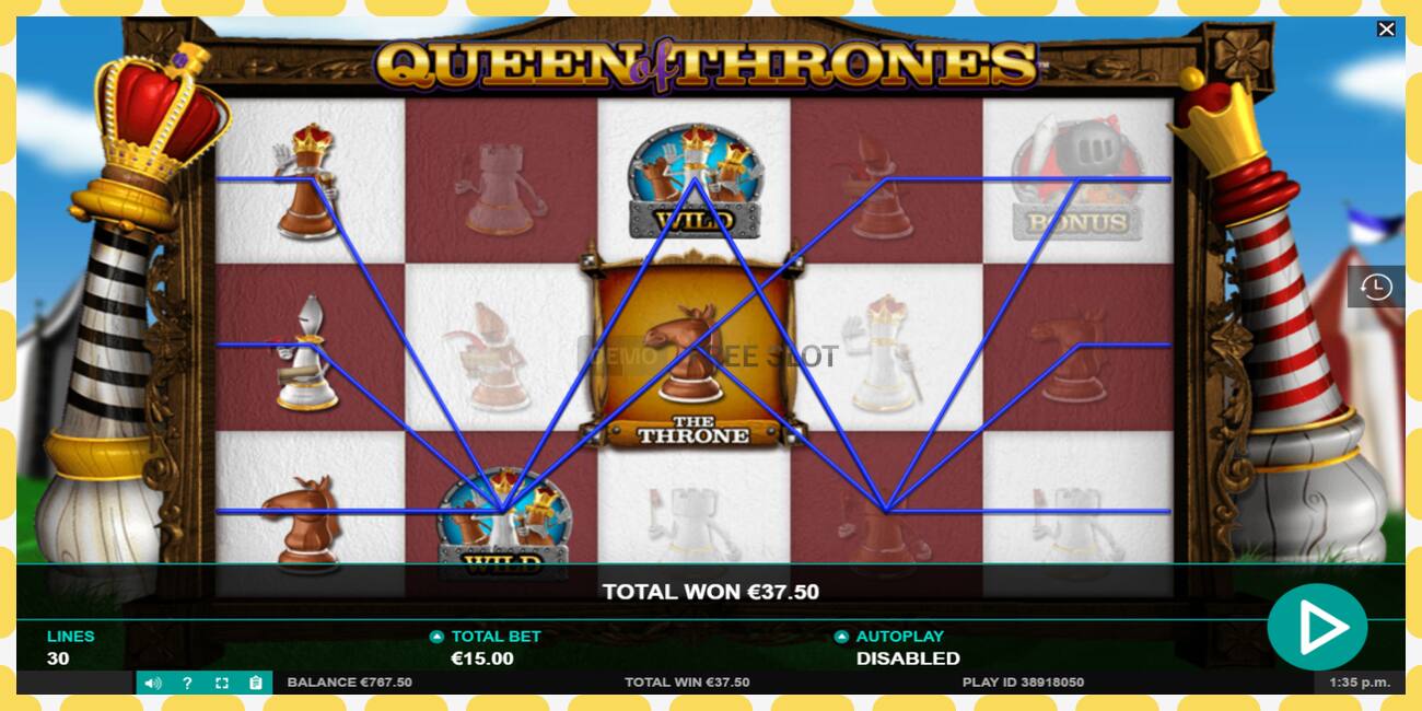 Demo slot Queen of Thrones free and without registration, picture - 1