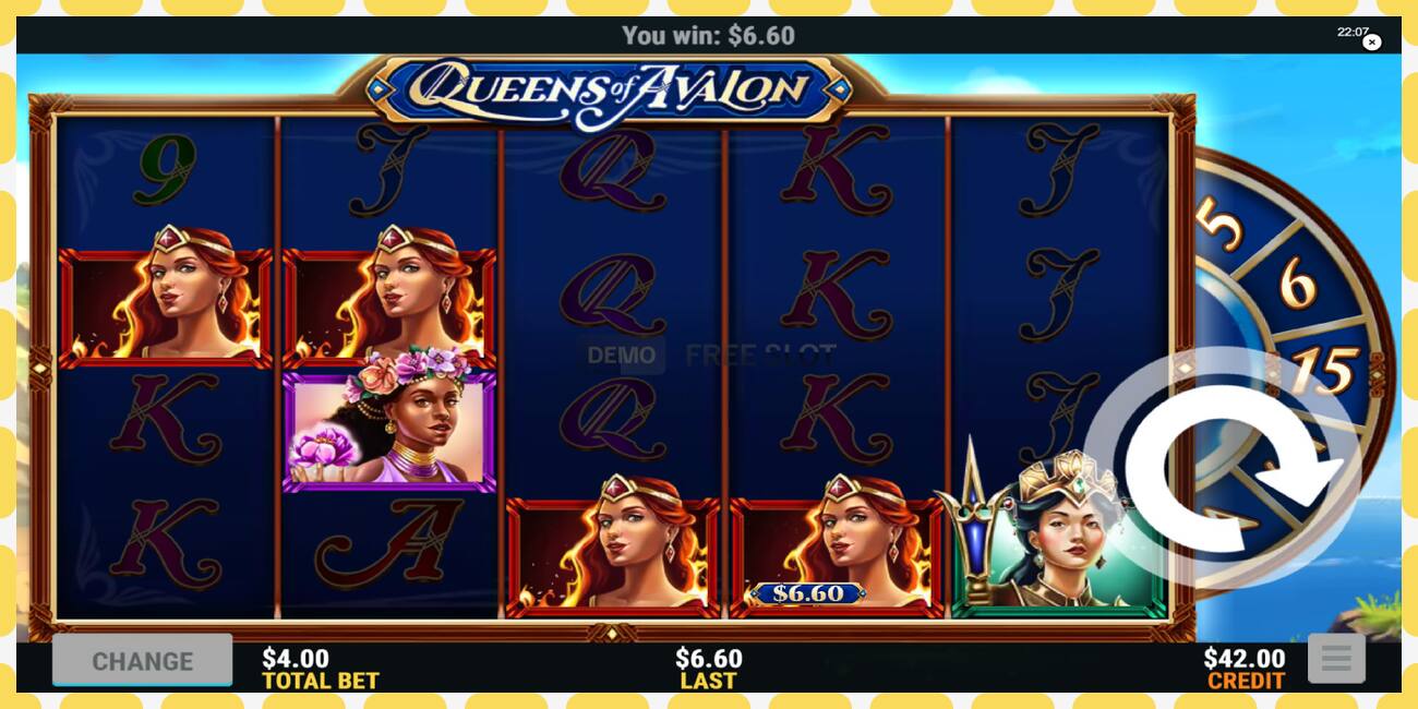 Demo slots Queens of Avalon bezmaksas un bez reģistrācijas, attēlu - 1