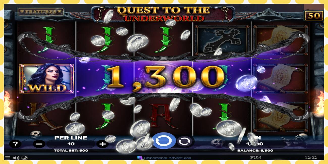 Demo slot Quest To The Underworld free and without registration, picture - 1