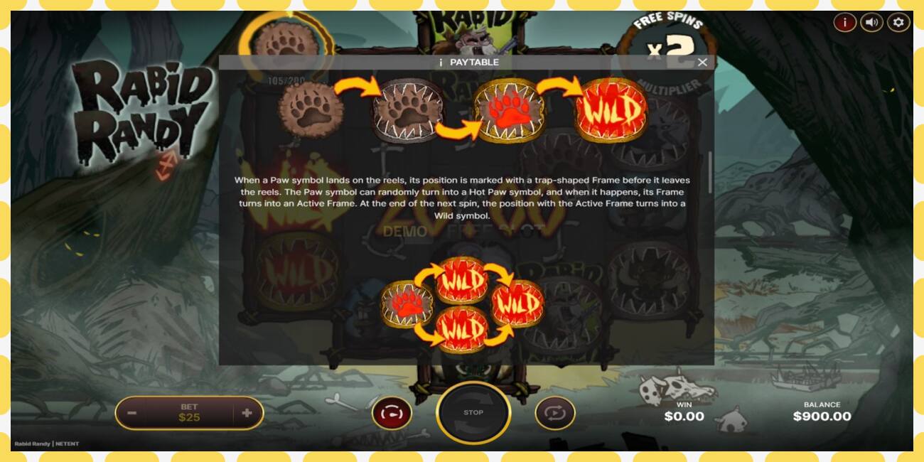 Demo slot Rabid Randy free and without registration, picture - 1