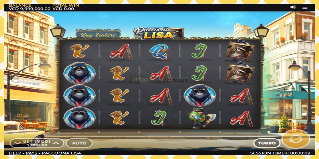 Demo slot Raccoona Lisa free and without registration, picture - 1