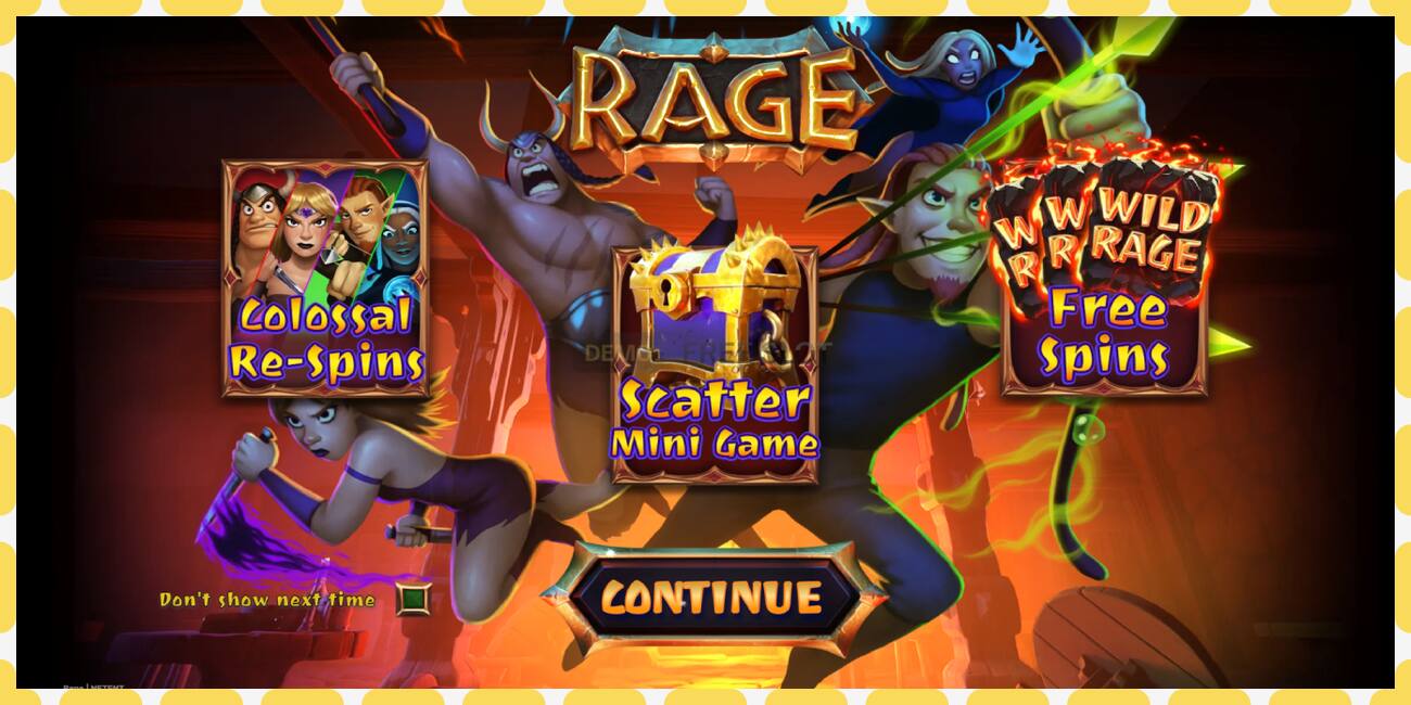 Slot demo Rage gratis dan tanpa registrasi, gambar - 1