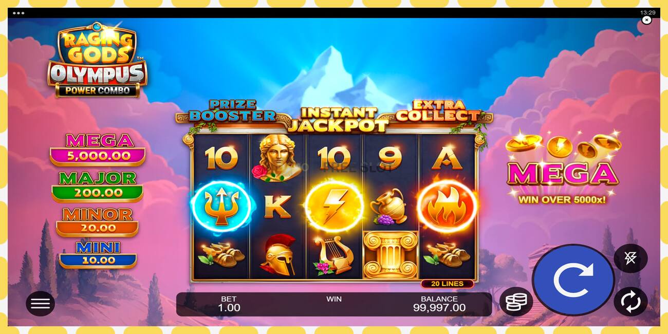 Slot demo Raging Gods: Olympus gratis dan tanpa registrasi, gambar - 1