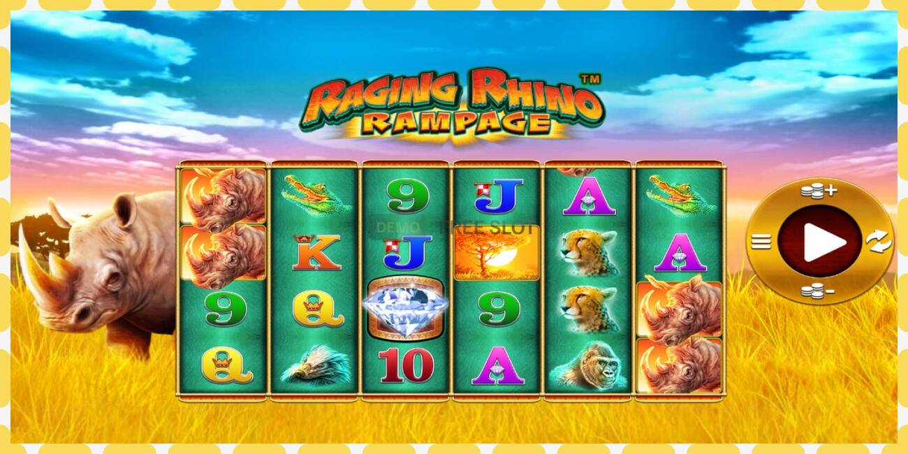 Demo slot Raging Rhino Rampage free and without registration, picture - 1