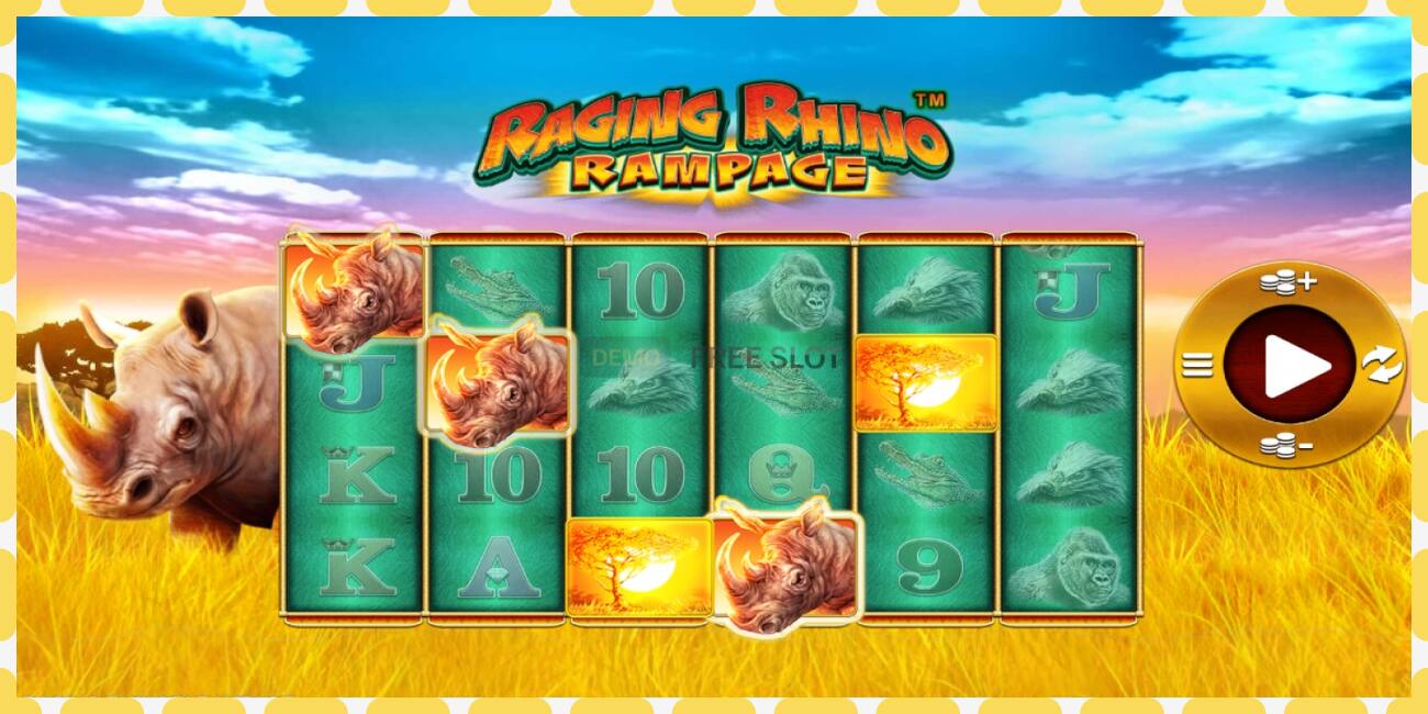 Demo slot Raging Rhino Rampage free and without registration, picture - 1