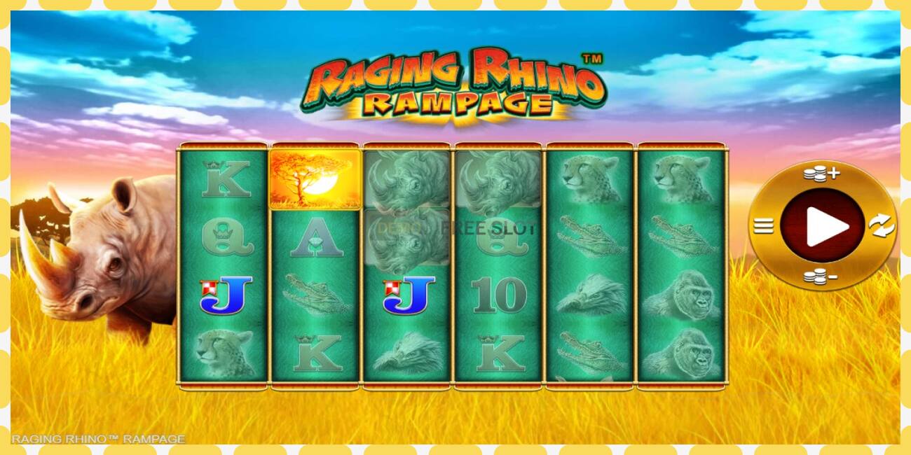 Demo slot Raging Rhino Rampage free and without registration, picture - 1