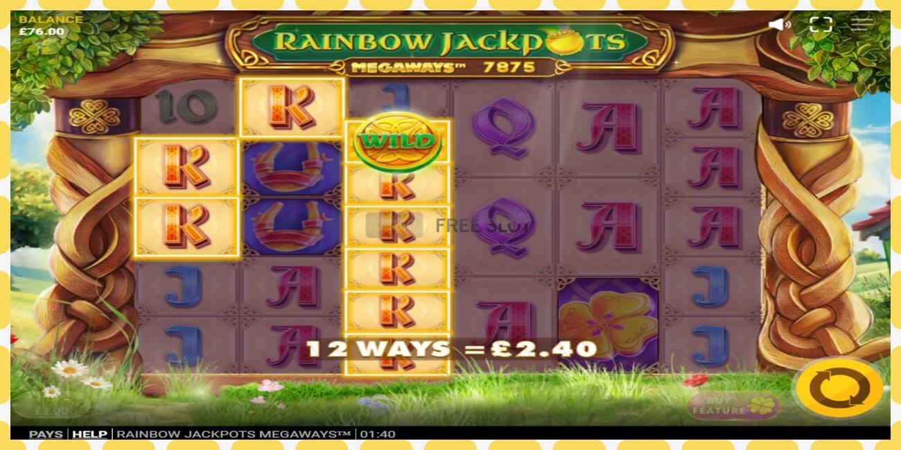 डेमो स्लट Rainbow Jackpots Megaways नि: शुल्क र दर्ता बिना, चित्र - १