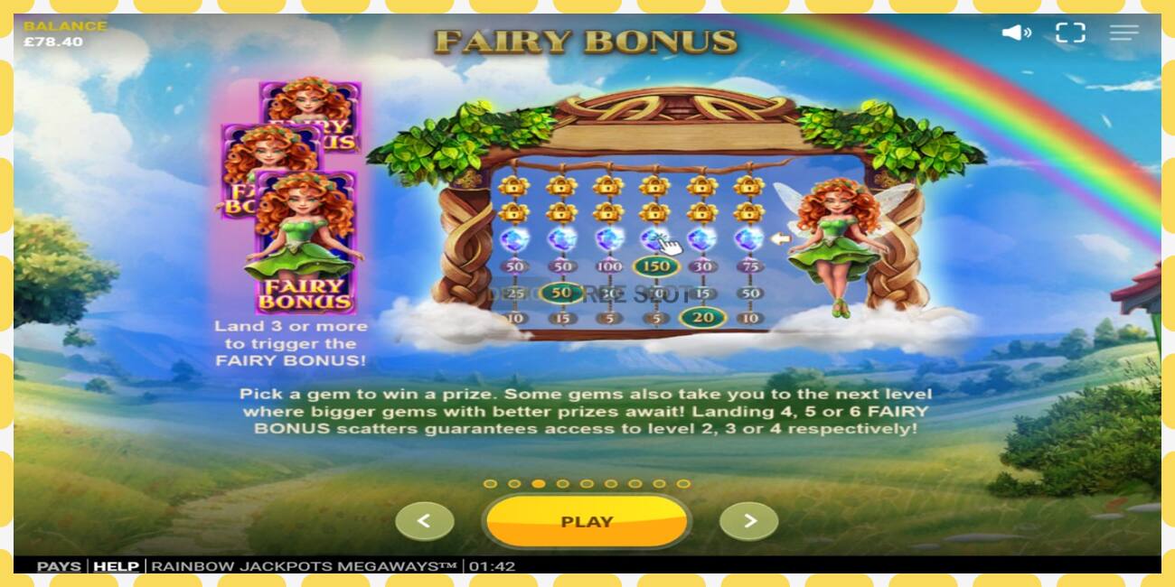 डेमो स्लट Rainbow Jackpots Megaways नि: शुल्क र दर्ता बिना, चित्र - १