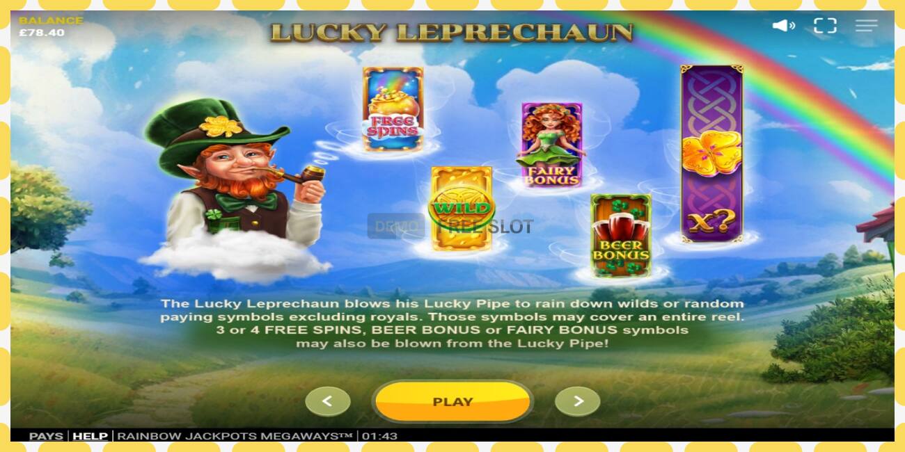 डेमो स्लट Rainbow Jackpots Megaways नि: शुल्क र दर्ता बिना, चित्र - १