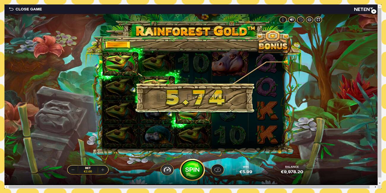 Demo lizdas Rainforest Gold nemokamai ir be registracijos, paveikslėlį - 1