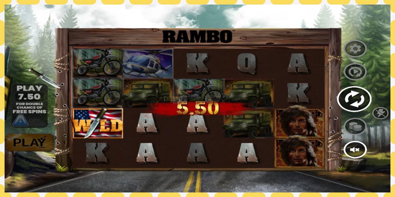 Demo slot Rambo free and without registration, picture - 1