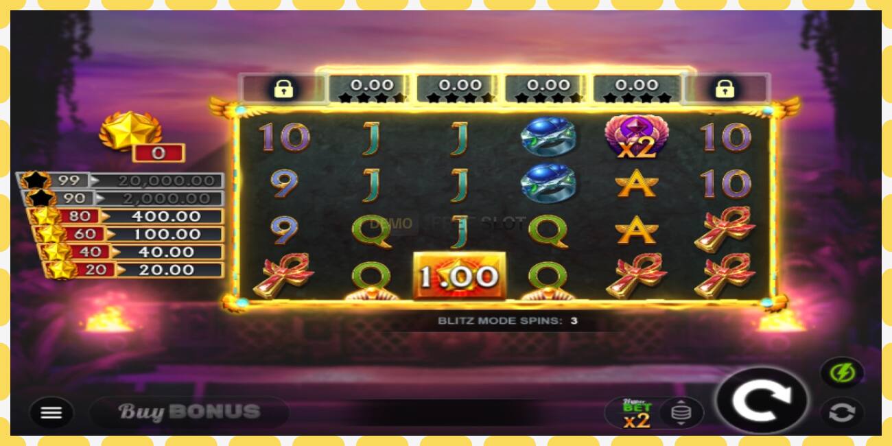 Demo slots Ramses Blitz Hold and Win bezmaksas un bez reģistrācijas, attēlu - 1