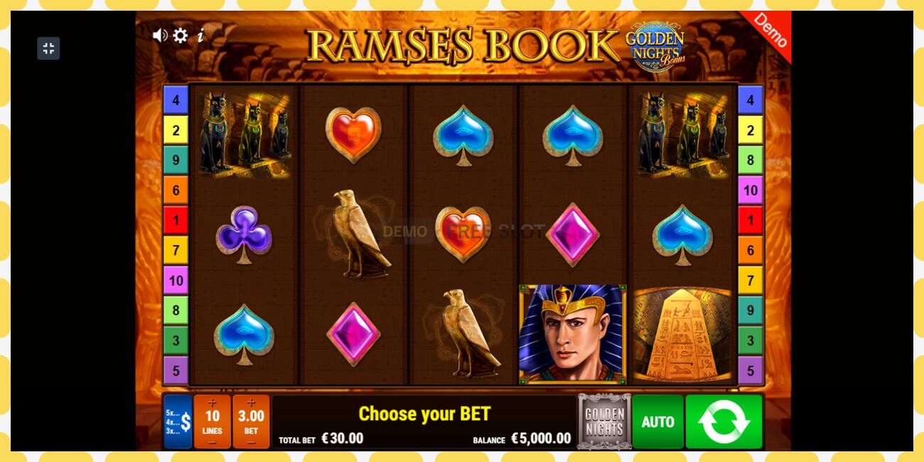 Demo slot Ramses Book Golden Nights besplatno i bez registracije, slika - 1