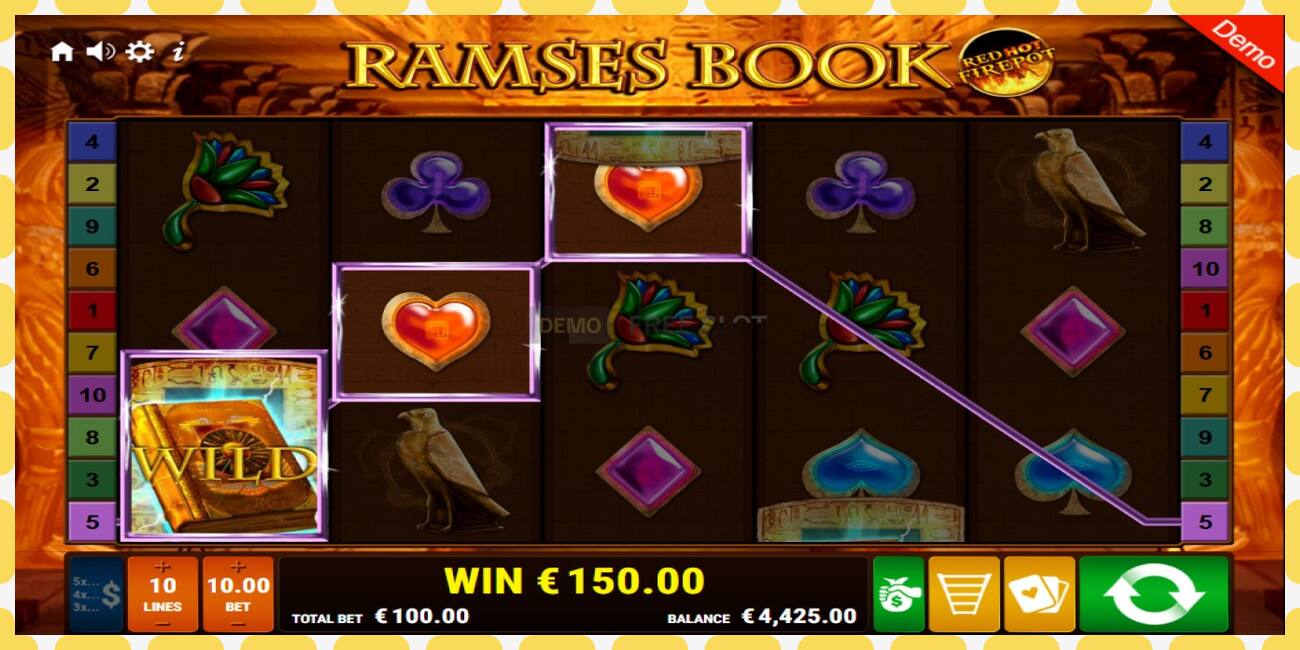 Դեմո բնիկ Ramses Book Red Hot Firepot անվճար և առանց գրանցման, նկար - 1