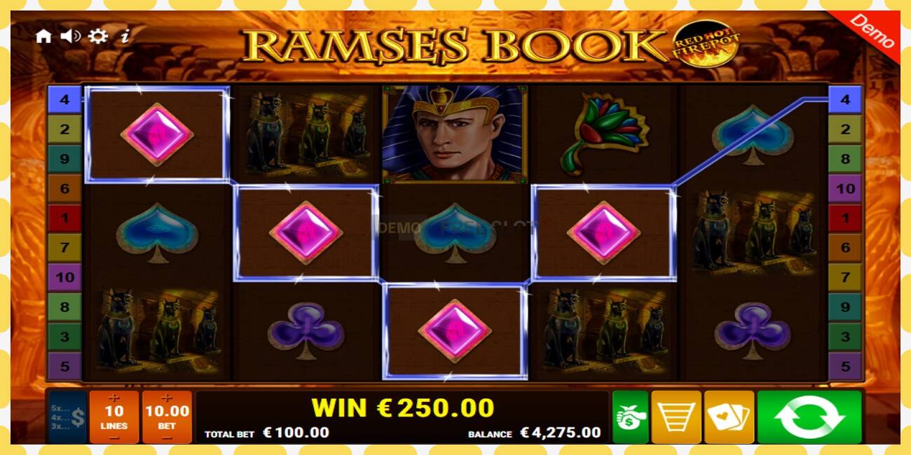 Demo slot Ramses Book Red Hot Firepot free and without registration, picture - 1