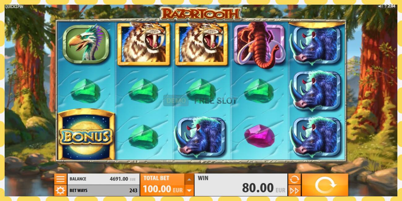 Demo slot Razortooth free and without registration, picture - 1