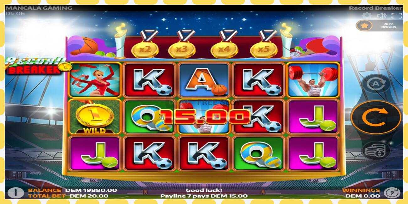 Demo slot Record Breaker free and without registration, picture - 1