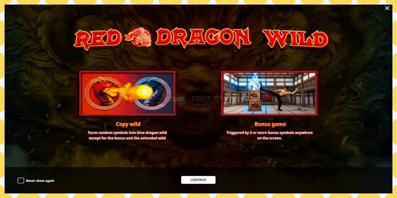 Demo slot Red Dragon Wild free and without registration, picture - 1