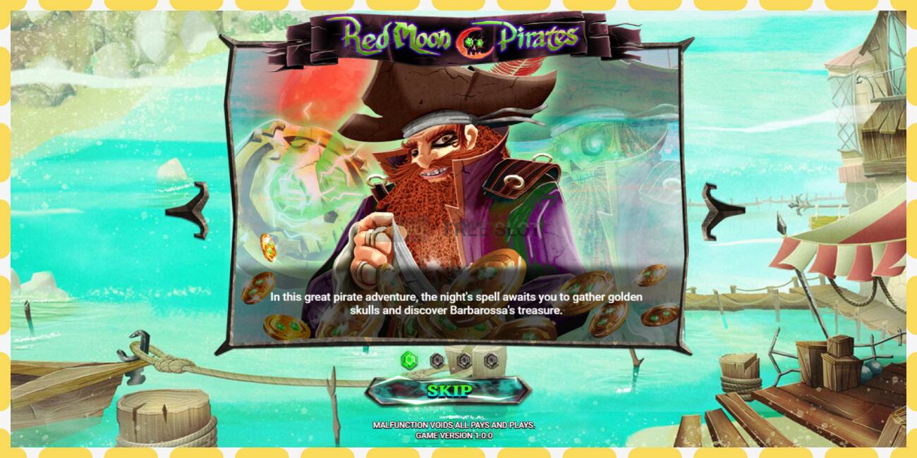 Υποδοχή επίδειξης Red Moon Pirates δωρεάν και χωρίς εγγραφή, εικόνα - 1