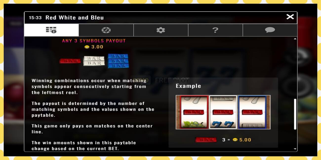 Demo slot Red White & Bleu free and without registration, picture - 1