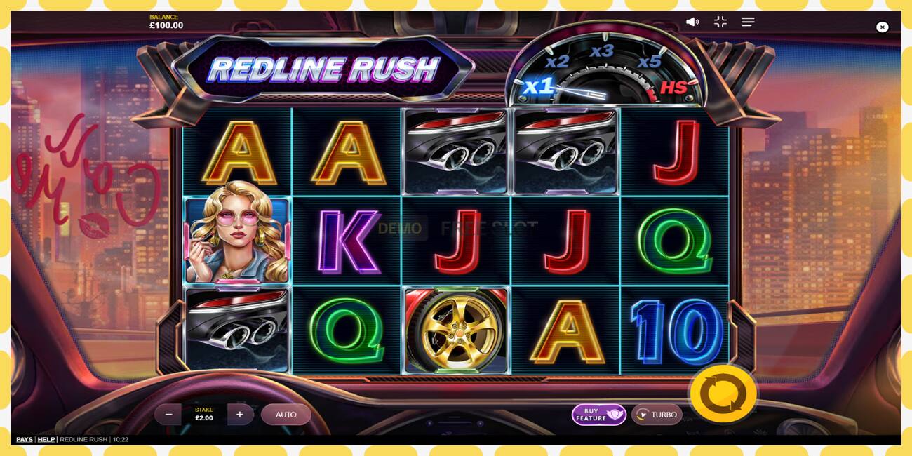 Demo slot Redline Rush නොමිලේ සහ ලියාපදිංචියකින් තොරව, පින්තූරය - 1