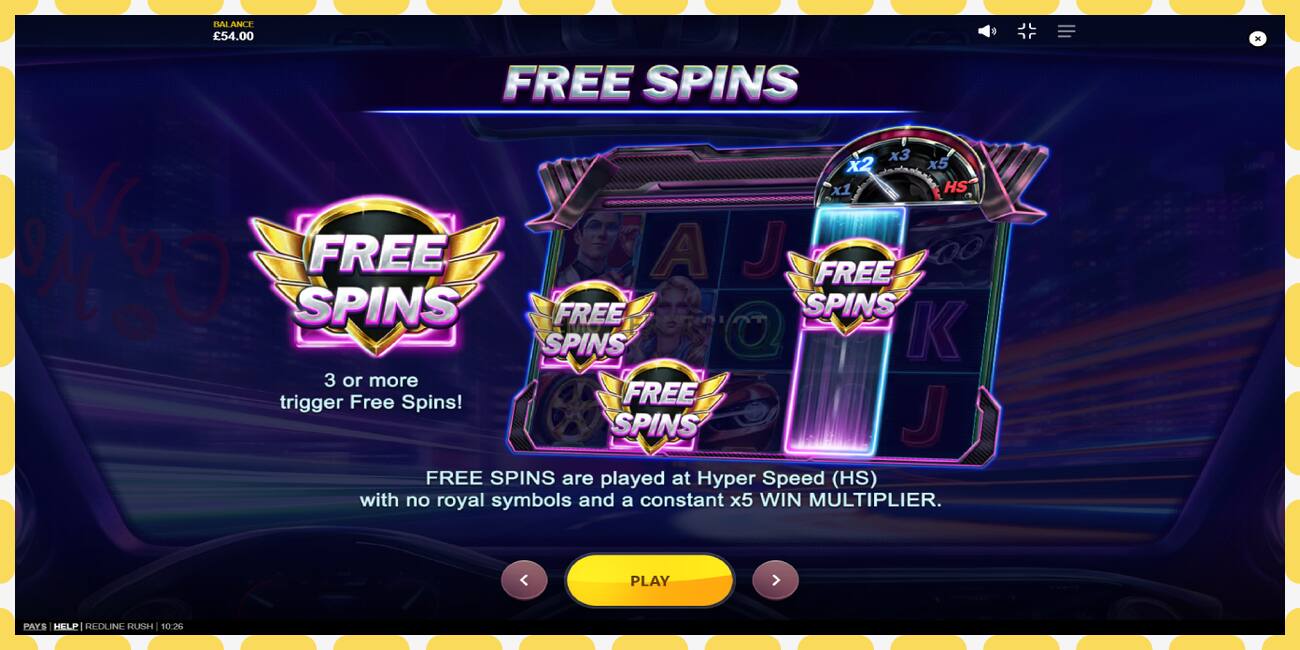 Demo slot Redline Rush free and without registration, picture - 1