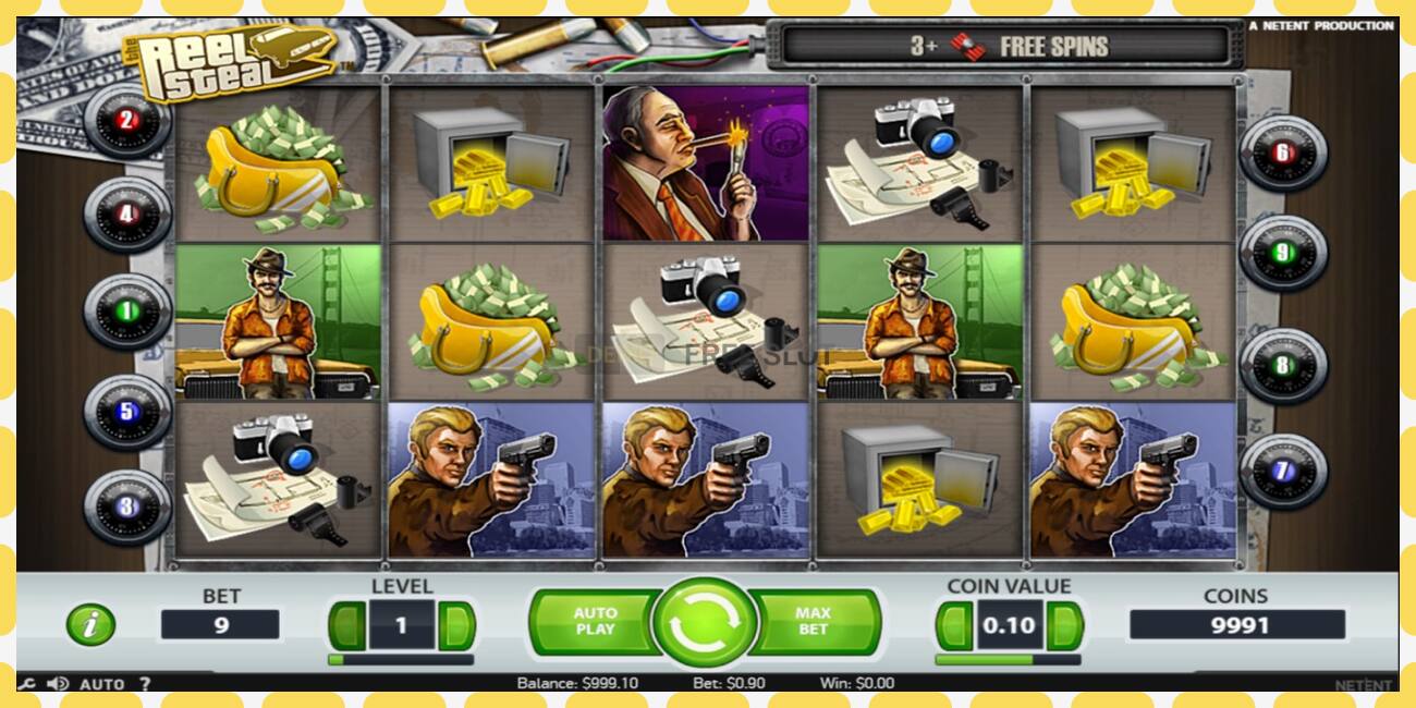 Demo slots Reel Steal bezmaksas un bez reģistrācijas, attēlu - 1