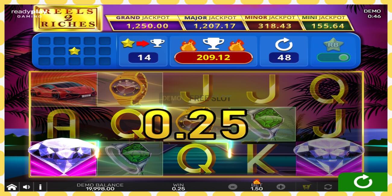 Slot demo Reels 2 Riches with Reel Bingo gratuit și fără înregistrare, imagine - 1