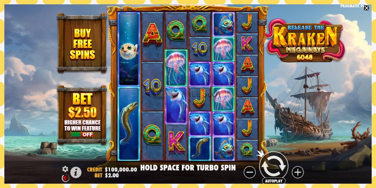 Demo slot Release the Kraken Megaways free and without registration, picture - 1